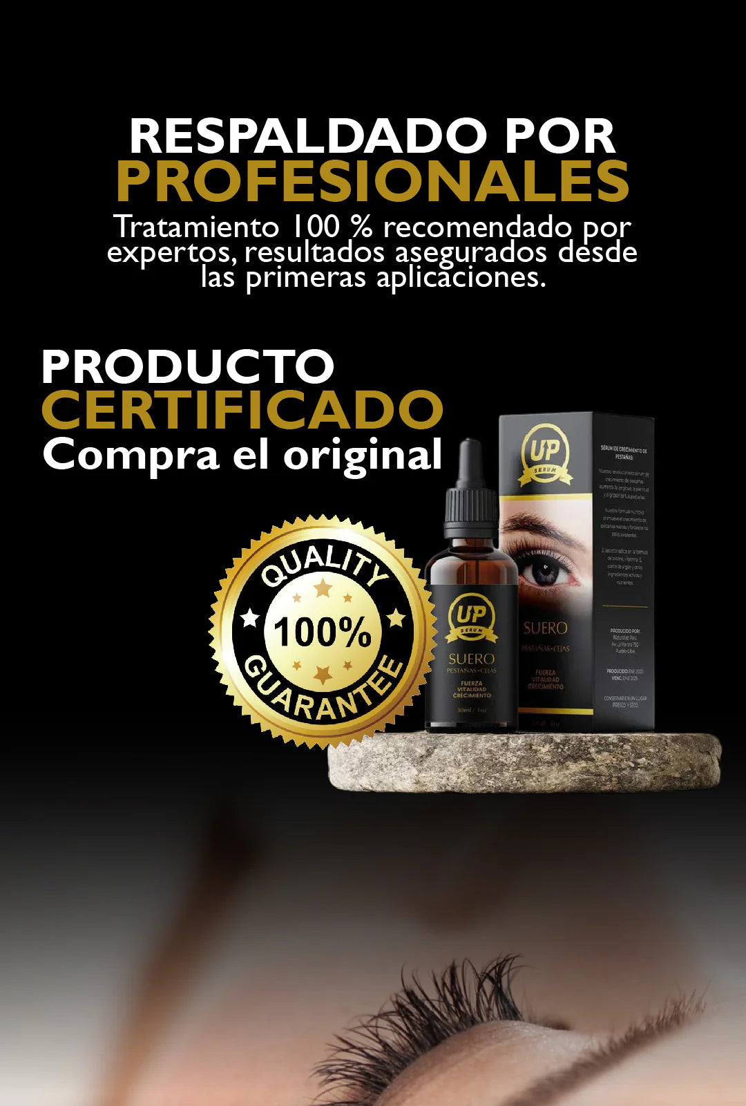SERUM UP - PESTAÑAS Y CEJAS MÁS LARGAS Y FUERTES