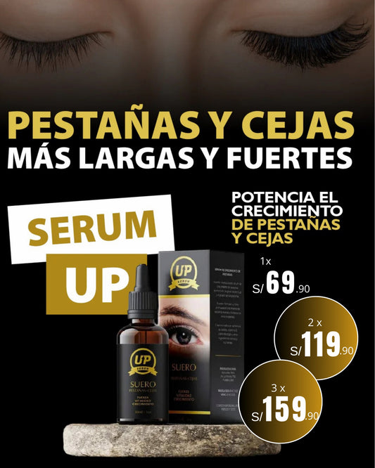 SERUM UP - PESTAÑAS Y CEJAS MÁS LARGAS Y FUERTES