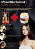 MASCARILLA & ACEITE DE ARGAN KARSEELL - TRATAMIENTO CAPILAR