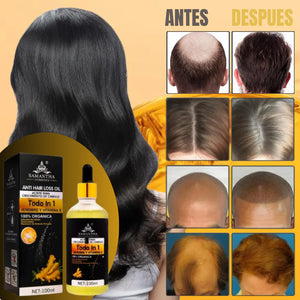 ACEITE PARA EL CRECIMIENTO DE CABELLO - TODO EN 1
