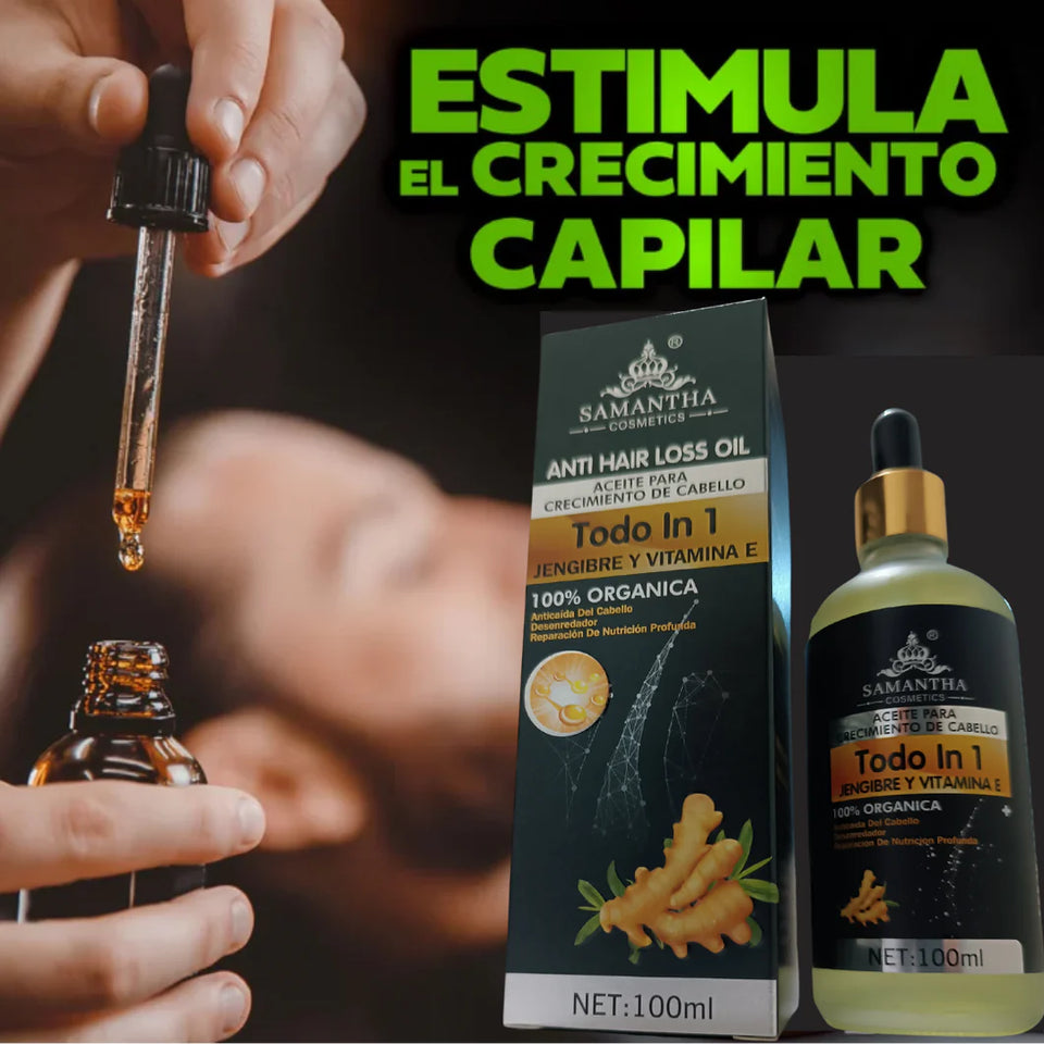 ACEITE PARA EL CRECIMIENTO DE CABELLO - TODO EN 1